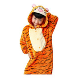 Pijama Mameluco Disfraz Kigurumi Tiguer/tigre/tigger Niños