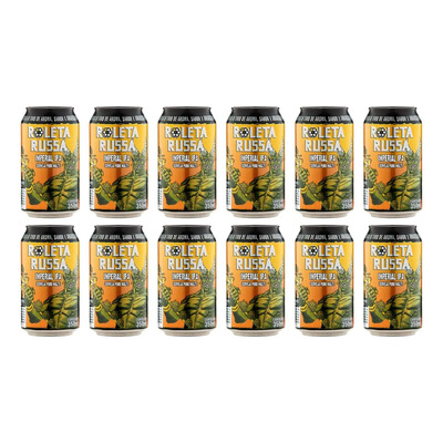 Cerveja Imperial IPA Roleta Russa Kit 12 Latas 350ml 120 IBU | MercadoLivre