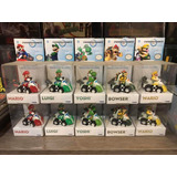 Set Carros De Fricción Mario Kart Wii !!! Tomy 5 Piezas -new