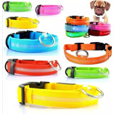 Collar Recargable Usb De Luz Led Perros Medianos Y Grandes