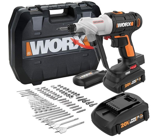 Taladro Destornillador Inalámbrico Worx Wx176l, 67 Piezas