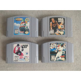 Lote 4 Juegos Nintendo 64 (wave Race, Nba Jam, Etc)
