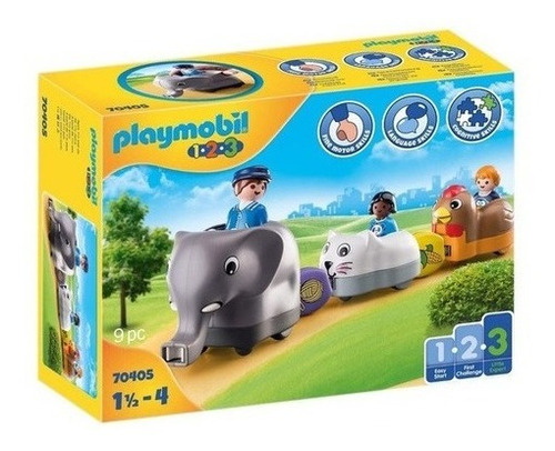 Playmobil 1 2 3 Mi Tren De Animales 70405 - Sharif Express