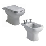 Combo Sanitarios Ferrum Trento Inodoro Corto Bidet Ahora 12