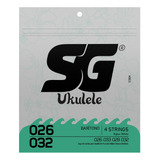 Corda 026 Nylon Para Ukulele Baritono Sg Encordoamento 10984