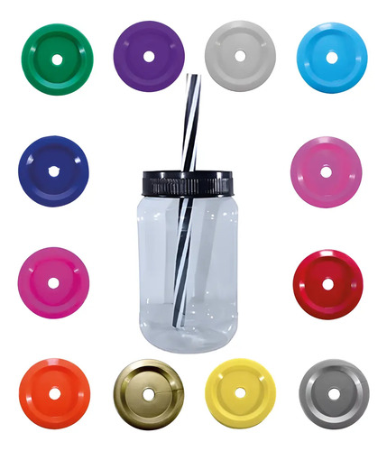 100 Cilindro Dulcero 500 Ml Termo Tapa Popote Bolo Fiesta