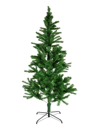 Arbol De Navidad 240 Cms Pino Decorativo Base Metalica Verde