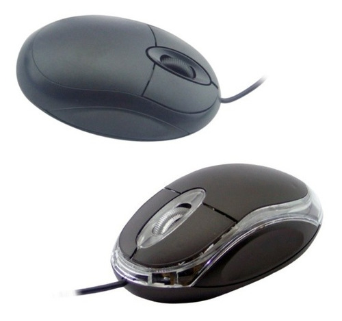 Mouse Optico Usb, Vintage Tj-50 Producto En Caja Color Negro