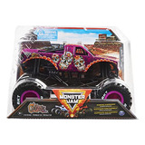 Excavadora De Tumbas Monster Truck Monster Jam 1:24 Verde Fu