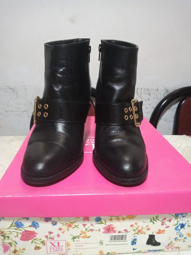 Botas De Cuero Marca Xl Talle 40