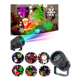 Projetor De Desenhos Natal Led Laser 16 Desenhos Natalinos Cor Da Carcaça Preto 110v/220v