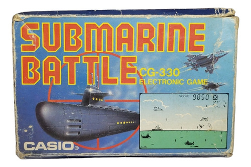 Mini Game Submarine Battle Cg-330 - Casio 1984 - Funcionando