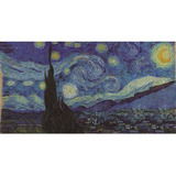 Mouse Pad Gamer Noite Estrelada De Van Gogh (58x30cm)