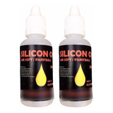 02 Óleo De Silicone Para Airsoft E Paintball  100% Puro 30ml