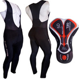 Lycra Largaciclismo Badana Gel Con Tirantas Hombre + Enviogr