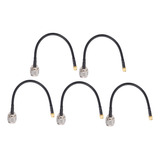 Cable Coaxial De 5 Piezas Rf Nj A Smaj, Conector De Audio 2