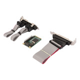 Adaptador De Tarjeta Serial Pcie Mini Combo De Expansión Par