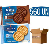 Biscoito Amanteigado Chocolate Leite Sache Renata - 560 Und