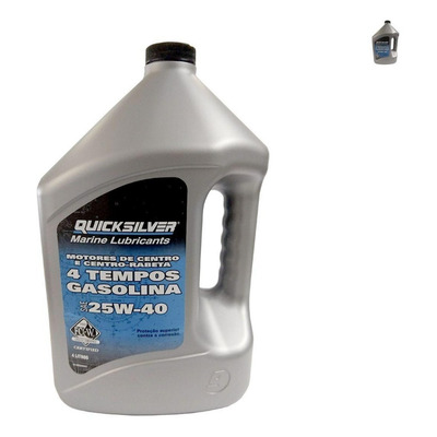 Óleo Motor Centro Alpha Bravo Mercruiser Gasolina 25w40 4l
