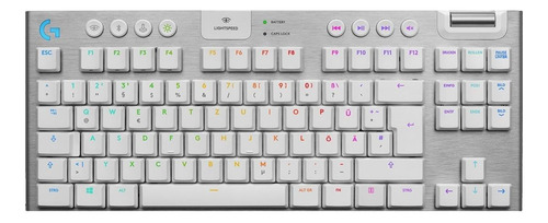 Teclado Mecanico Logitech G915 Tkl Rgb Blanco - Electromundo