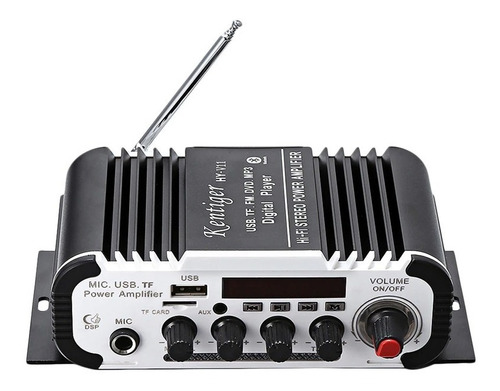Mini Amplificador Estéreo Com Rádio Fm - Kentiger Hy-v11