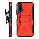 Funda Uso Rudo 3 En 1 Color Huawei Nova 5t