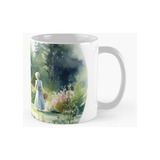 Taza Cottagecore - Camino Del Jardín De Acuarela Calidad Pre