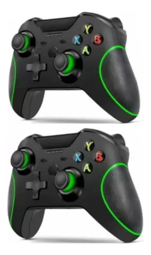 2 Controles Joystick Com Fio Xbox-one Resistente A Quedas