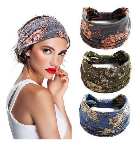 Turbante Africano Grande Para Yoga #3pcs, Accesorios Para La