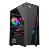 Chasis Gabinete Caja Gamer Iceberg Flux Elite Argb 1 Fan