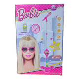 Microfono Pedestal Luz Musica Juguete Barbie / Jp Ideas