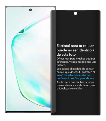 Cristal Privacidad 3d Curvo S21 S20 S10 S9 S8 Note 20 10 9 8