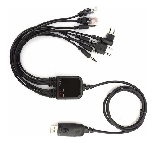 Cable De Programación Usb 8 En 1 Para Radio Kenwood/quanshen