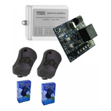 Kit Receptor Universal 433mhz 1 Canal + 2 Controles Remoto 