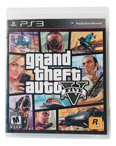 Grand Theft Auto V - Gta 5 Ps3 Físico Completo Impecable C1