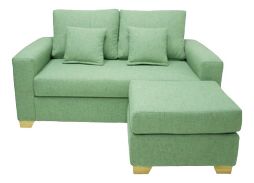 Sillón Sofa Esquinero Cubo 2 Cuerpos Pana Premium