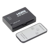 Switch Prolongador Activo Hdmi De 3 Entradas A 1 Salida Hdmi Ideal Para Tv Con 1 Sola Entrada Hdmi C/remoto