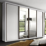 Guarda-roupa Casal Firenze 4 Portas 4 Gavetas Branco