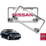 Par Porta Placas Nissan Sentra 1.8 2013 Original