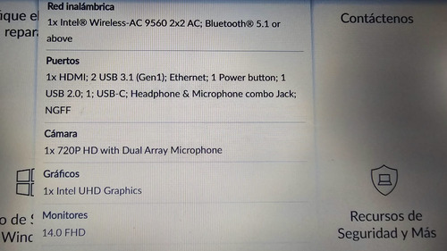 Thinkpad E14 Funcionando Perfecto¡¡16gb Ssd250 Core 7 Gen 10