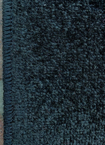 Alfombra Carpeta Lisa Negro Pelo Cortado 100x150cm Kreatex