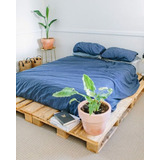 Cama Queen  Pallet Lixada E Anti Cupin 200x160x15 