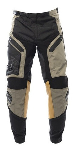 Pantalon Moto Mx Fasthouse Off-road Verde/azul - 32