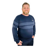 Sueter Masculino Com Listras Plus Size