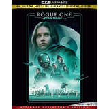 Rogue One Historia Star Wars Pelicula 4k Ultra Hd + Blu-ray