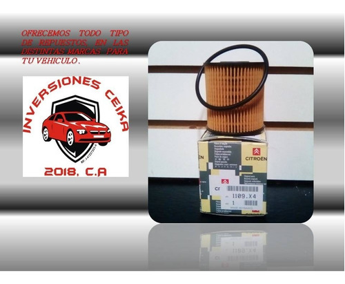 Filtro Aceite Peugeot 206 207 307 408 Partner Dongfeng S30  Foto 2