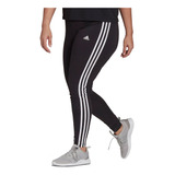 Calza adidas Essentials 3 Tiras Mujer Negra Solo Deportes