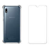 Capa Para Galaxy A10 M10 Anti Impacto + Pelicula Vidro