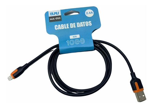 Lote 20 Piezas Cable Lightning 2.4a 1 Metro Ma-053 Buku