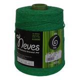 Barbante Neves - 6 Fios - Cor Verde Bandeira 31 - 801gr